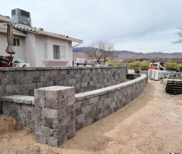 RETAINING WALL SERVICE PHOTO RETAINING WALL SERVICE PHOTO